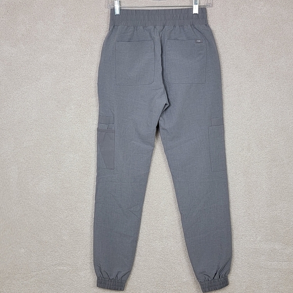 Figs Gray Charlotte 21 Pocket High Waist Slim Jogger Scrub Pants Sz XXS NEW - Picture 3 of 13